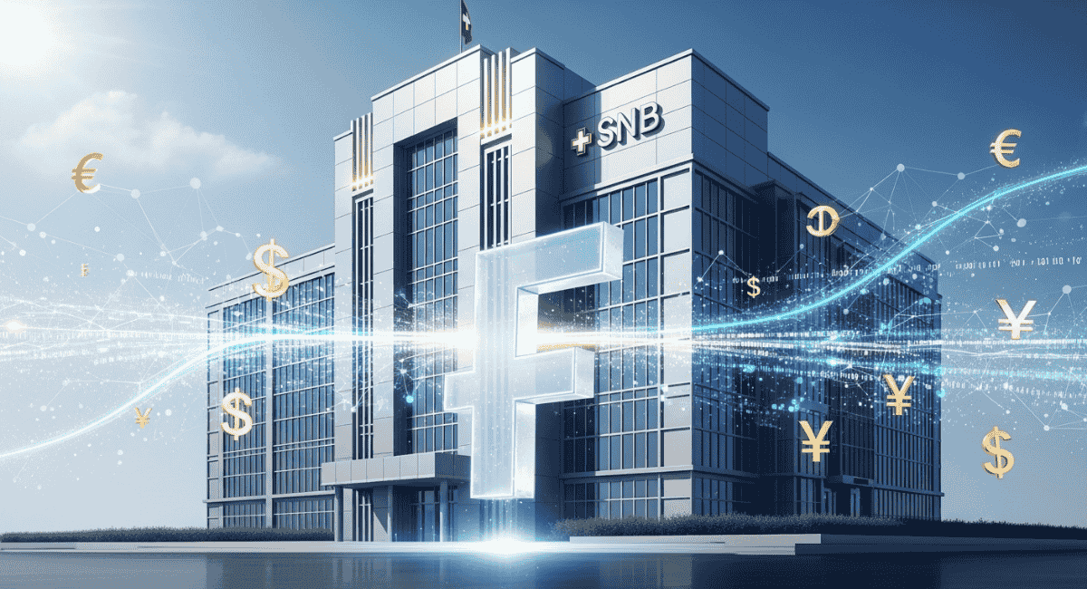 CHF Trading Guide Urdu showing Swiss Franc price snb abnk building