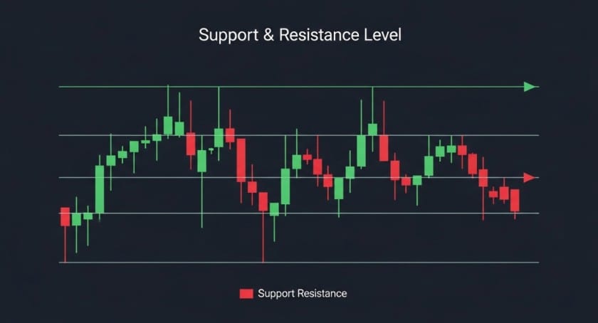 Forex support and resistance zones visual explanation