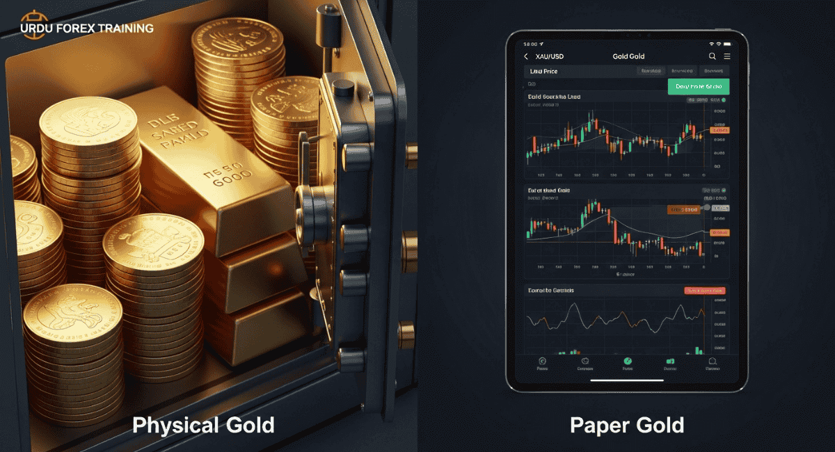 Gold Investment Urdu (2026) سونے میں سرمایہ کاری کی مکمل گائیڈ Gold Investment urdu as safe haven investment during inflation and USD volatility