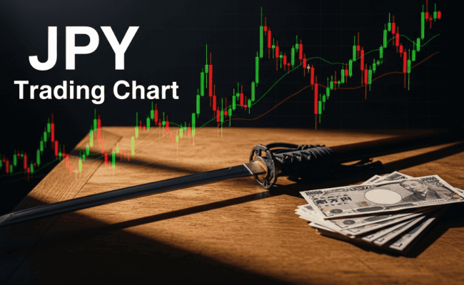JPY currency strength and Bank of Japan impact visual