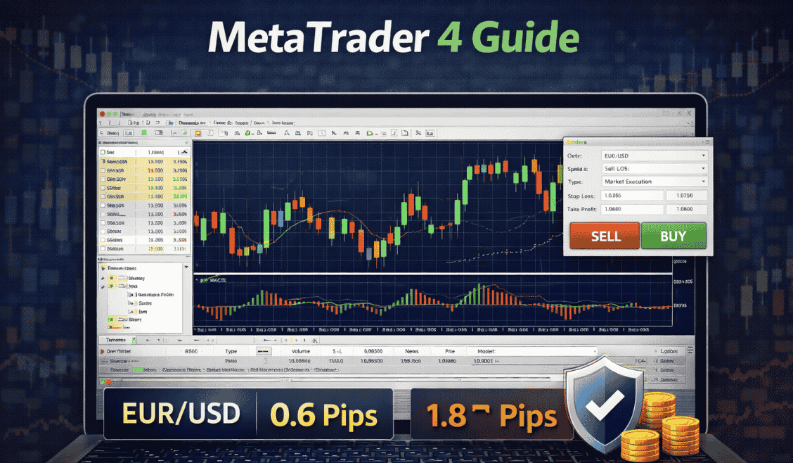 Metatrader 4 Guide trading platform guide with charts and indicators