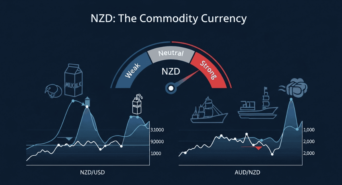 NZD trading guide Urdu New Zealand Dollar commodity currency impact on forex market