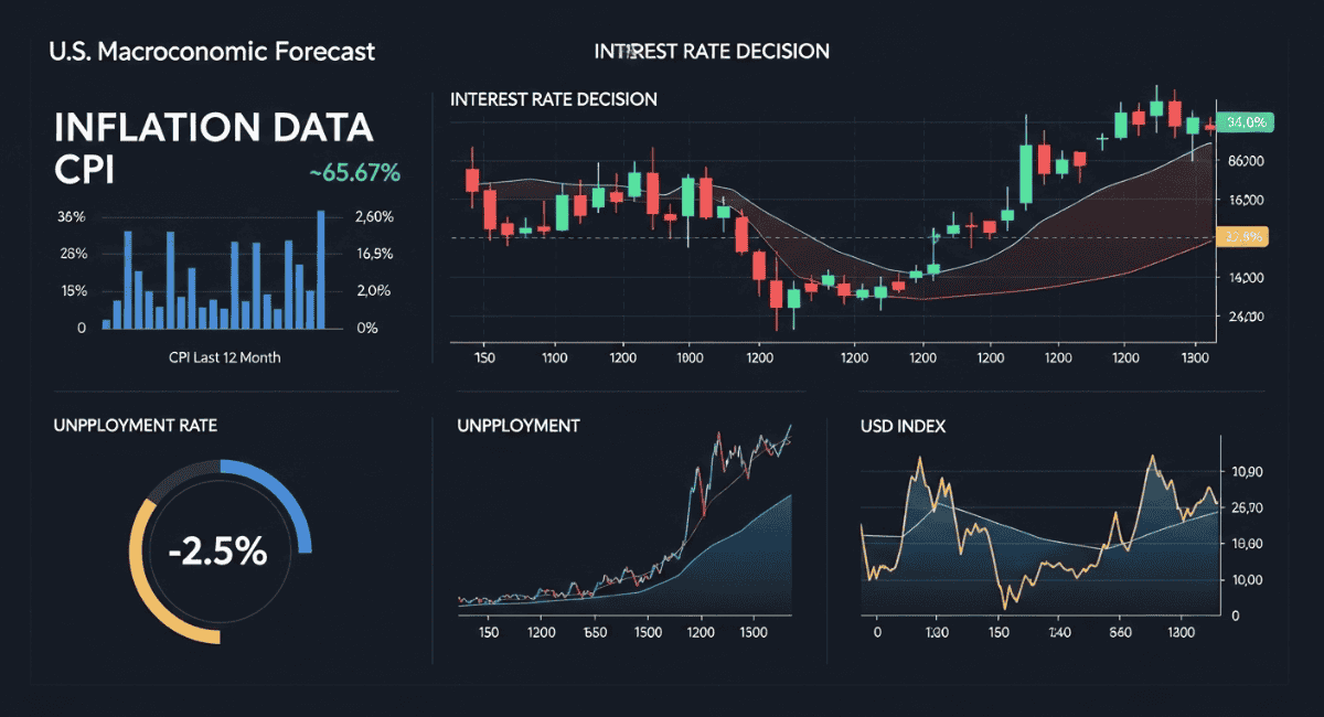 US data prediction urdu macroeconomic forecast and dollar index